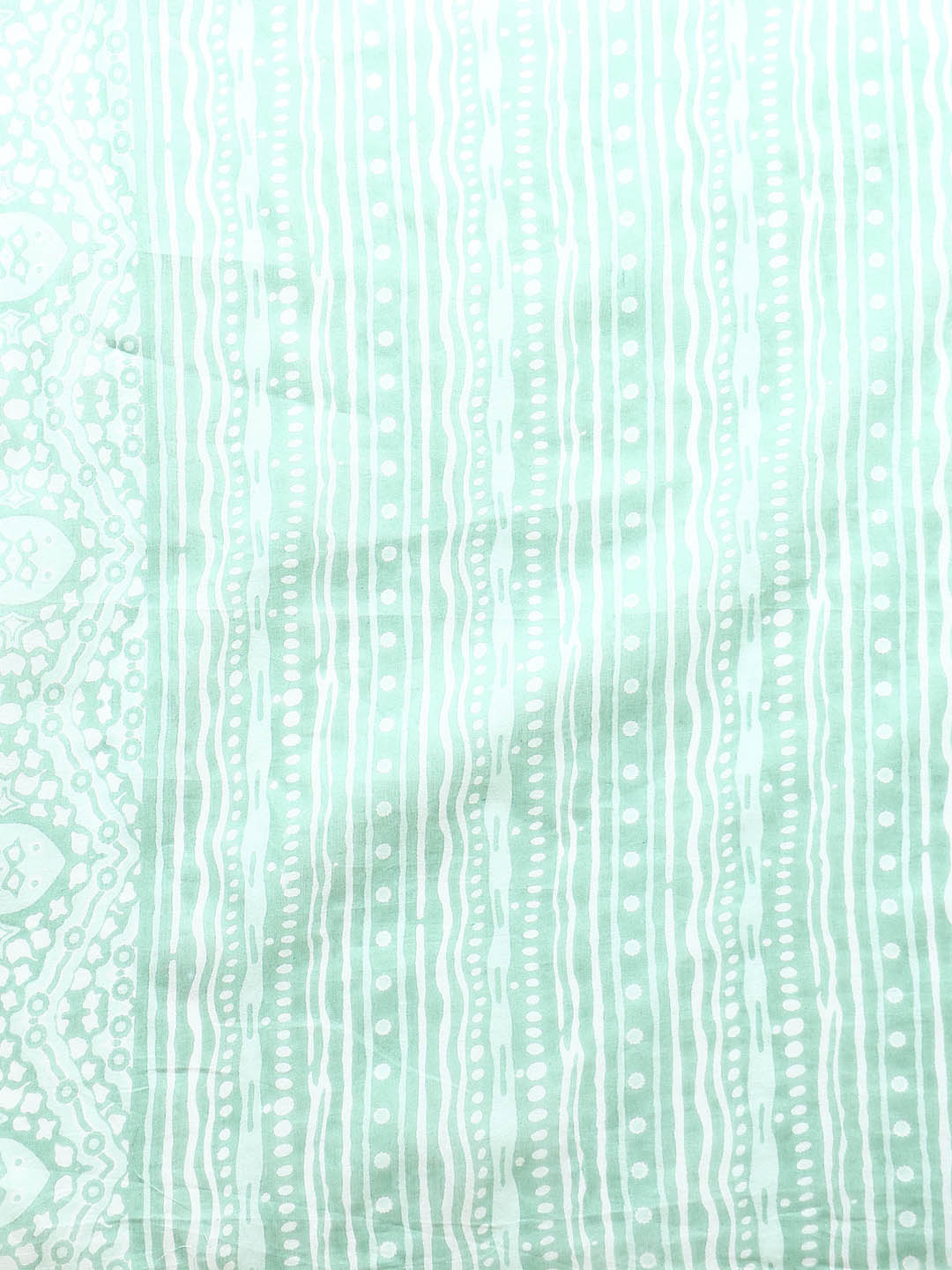 ZERESOUQ-Green-Viscose-Rayon-Ethnic-Motifs-Printed-Flared-Kurta-Trouser-With-Dupatta