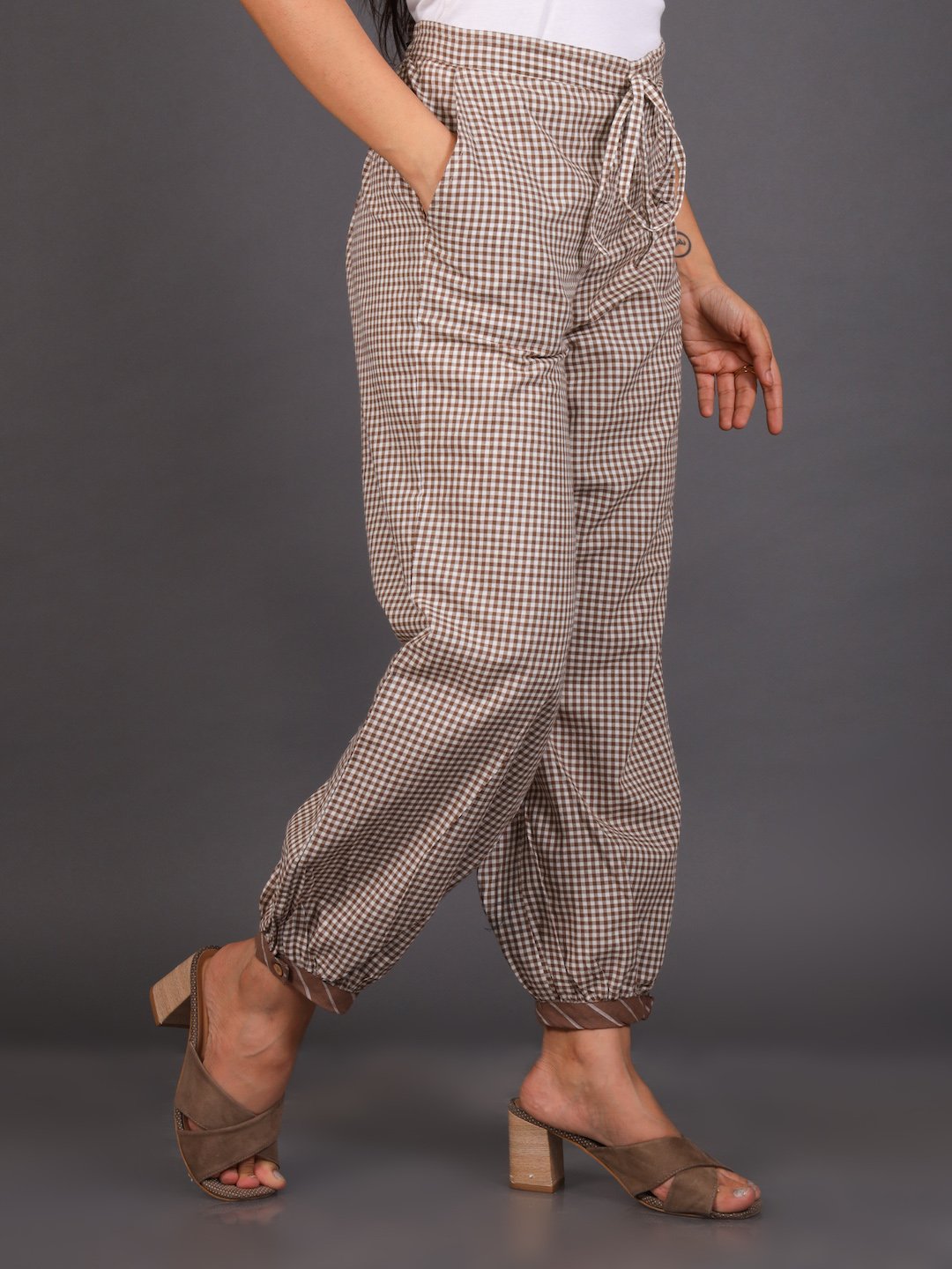 Mocha Lantern Pant Kurta Set