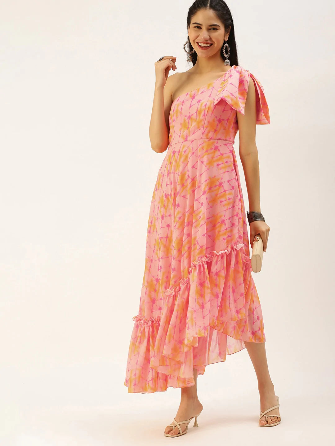 Multicolored-Digital-Printed-Dress