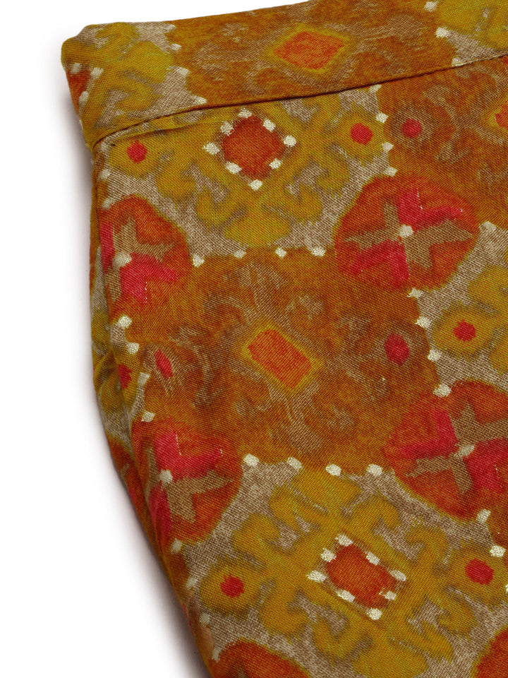 Multicolored-Printed-Viscose-Kaftan-Set