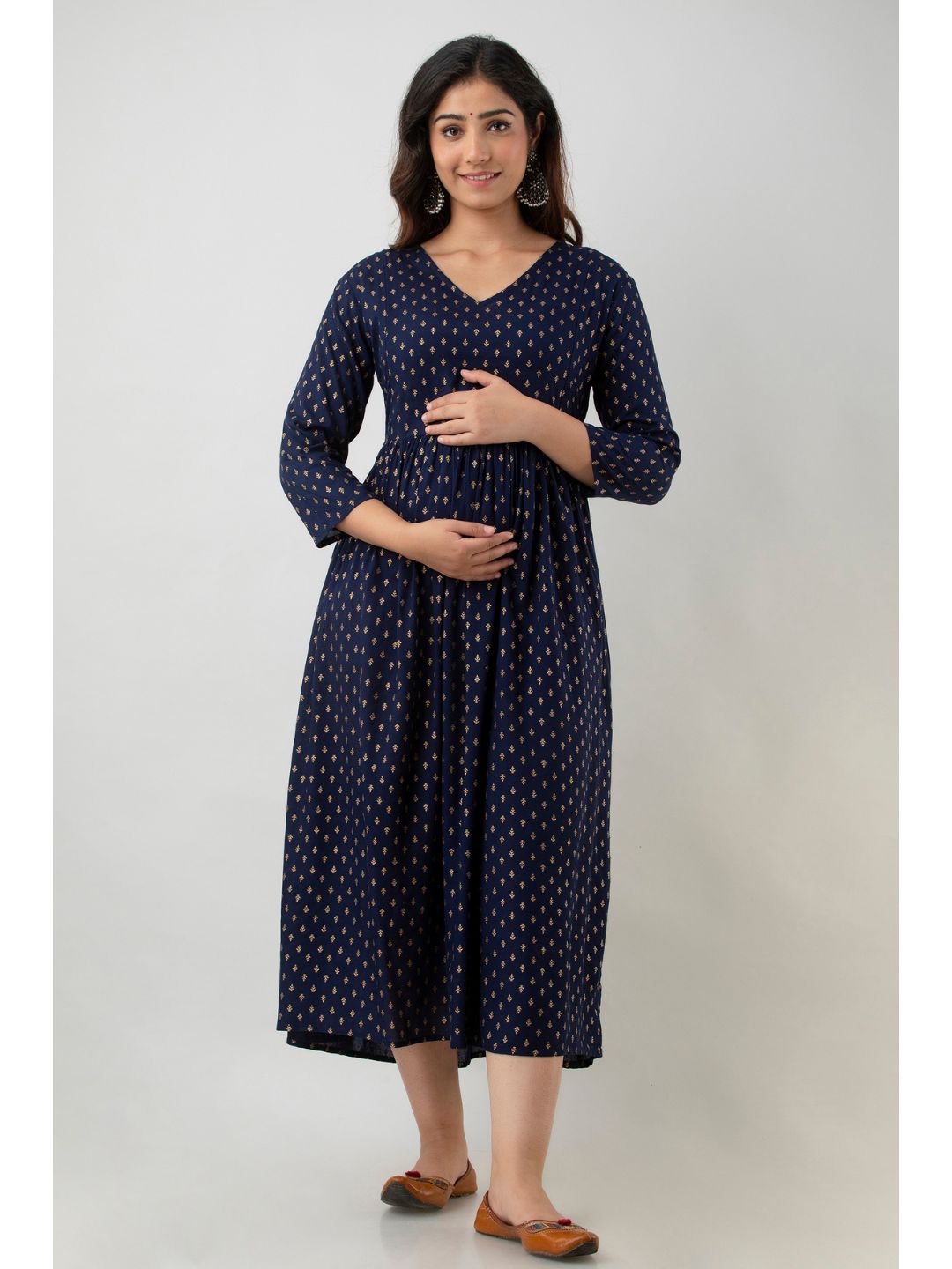 Evie Embellished Maternity Dress – Chic the Collection
