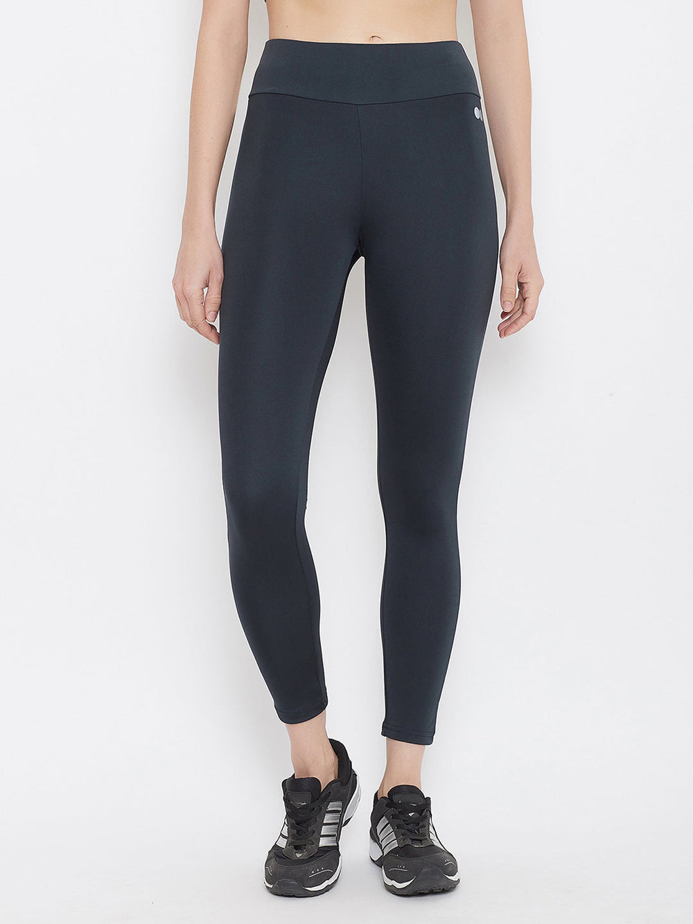 Navy Snug Fit Active Ankle-Length Tights