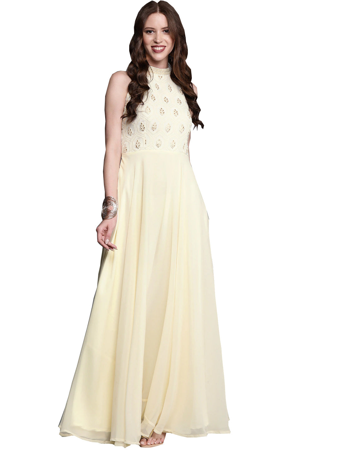 Off-White-Embroidered-Floor-Length-Gown