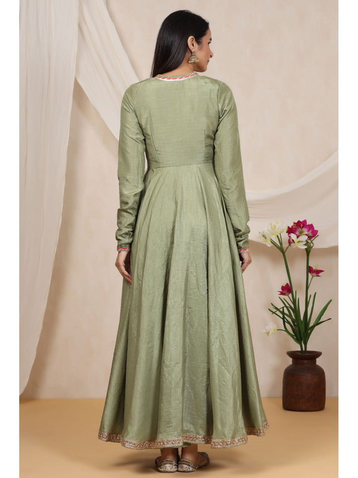 Olive-Long-Ethnic-Dress