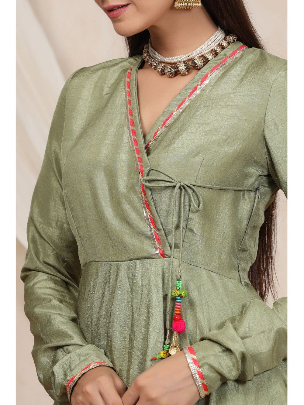 Olive-Long-Ethnic-Dress