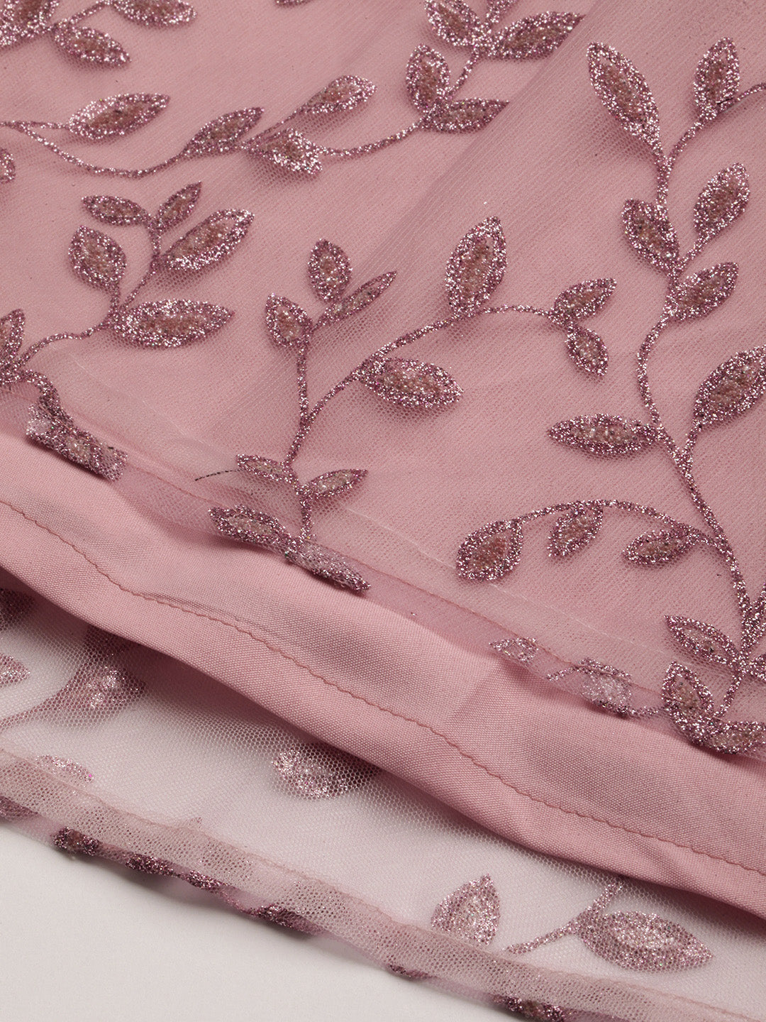 Pink-Foil-Printed-Net-Dress