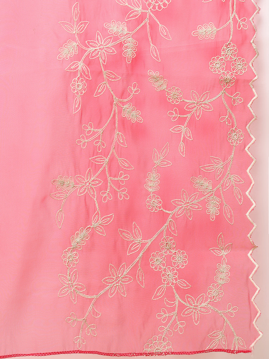 ZERESOUQ-Pink-Silk-Blend-Solid-Embroidered-Flared-Kurta-Set