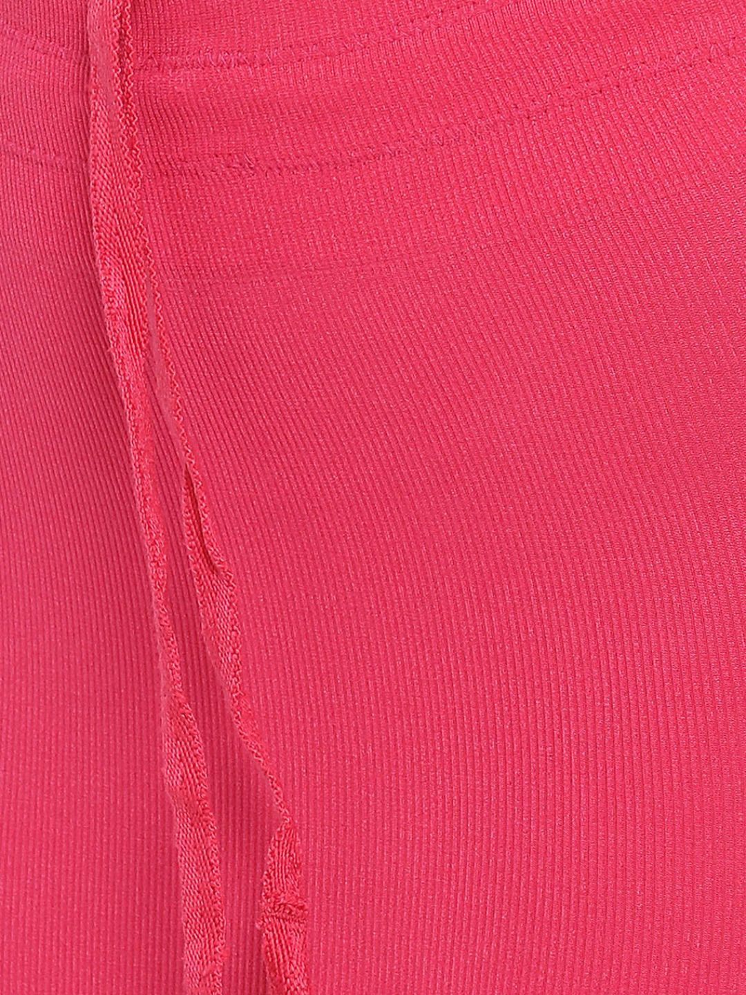 Pink Spandex Saree Shapewear with Drawstring