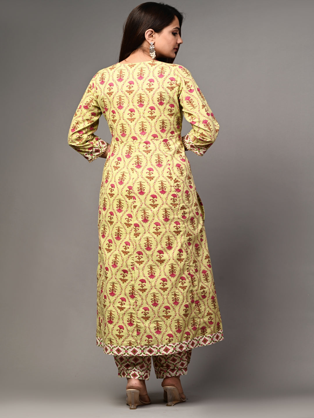 Pista & Hot Pink Full Suit Set