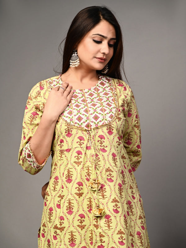 Pista & Hot Pink Full Suit Set