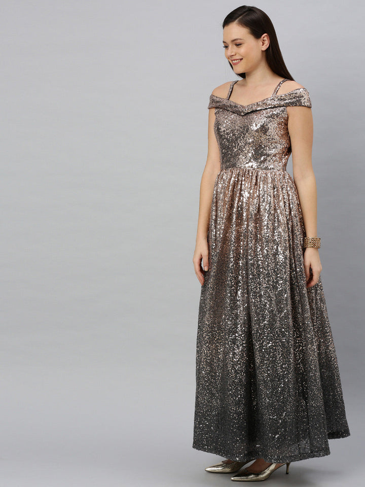 Ready-To-Wear-Black-Sequins-Strap-Neck-Gown
