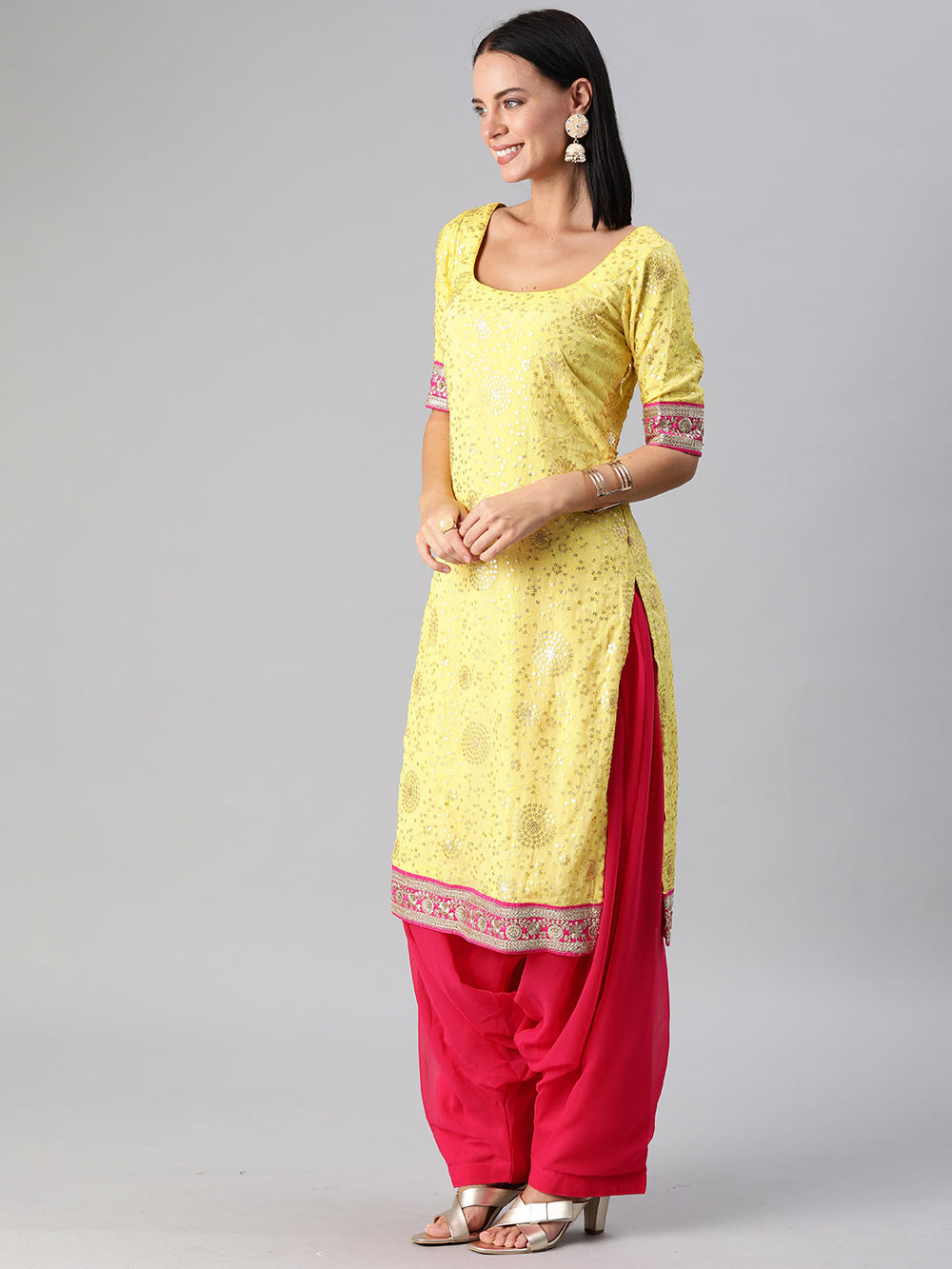 Ready-To-Wear-Yellow-Embroidered-Patiala-Suit