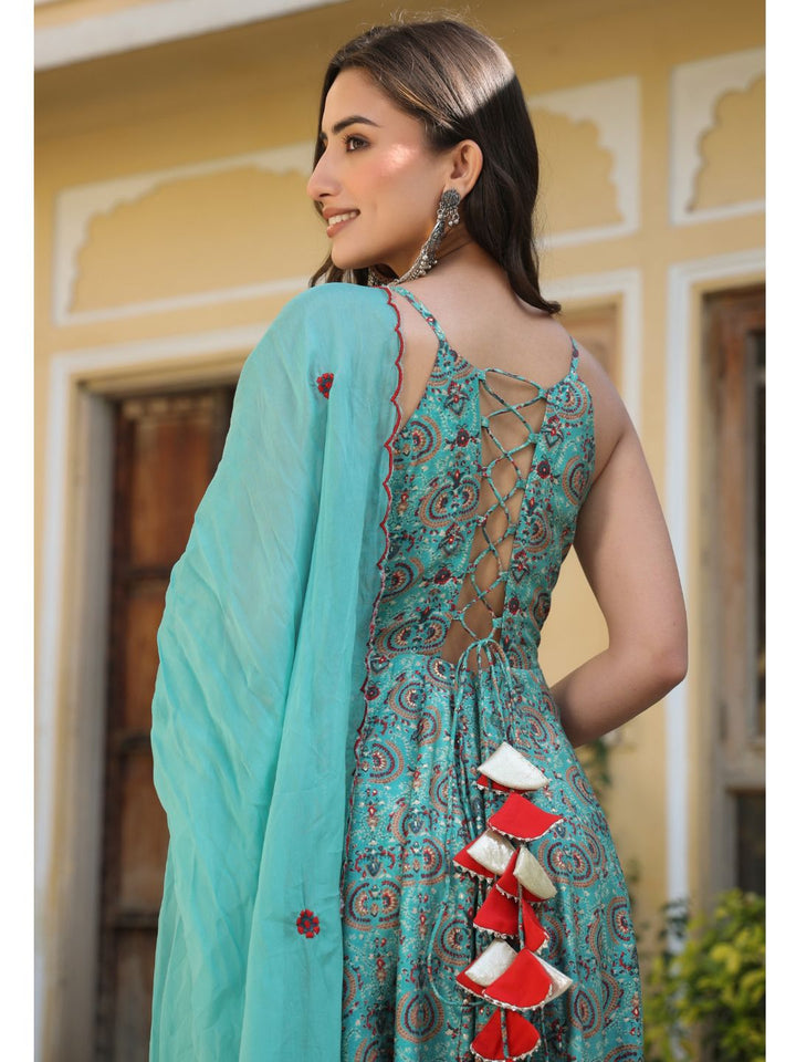 Rizwana-Blue-Gown-With-Dupatta