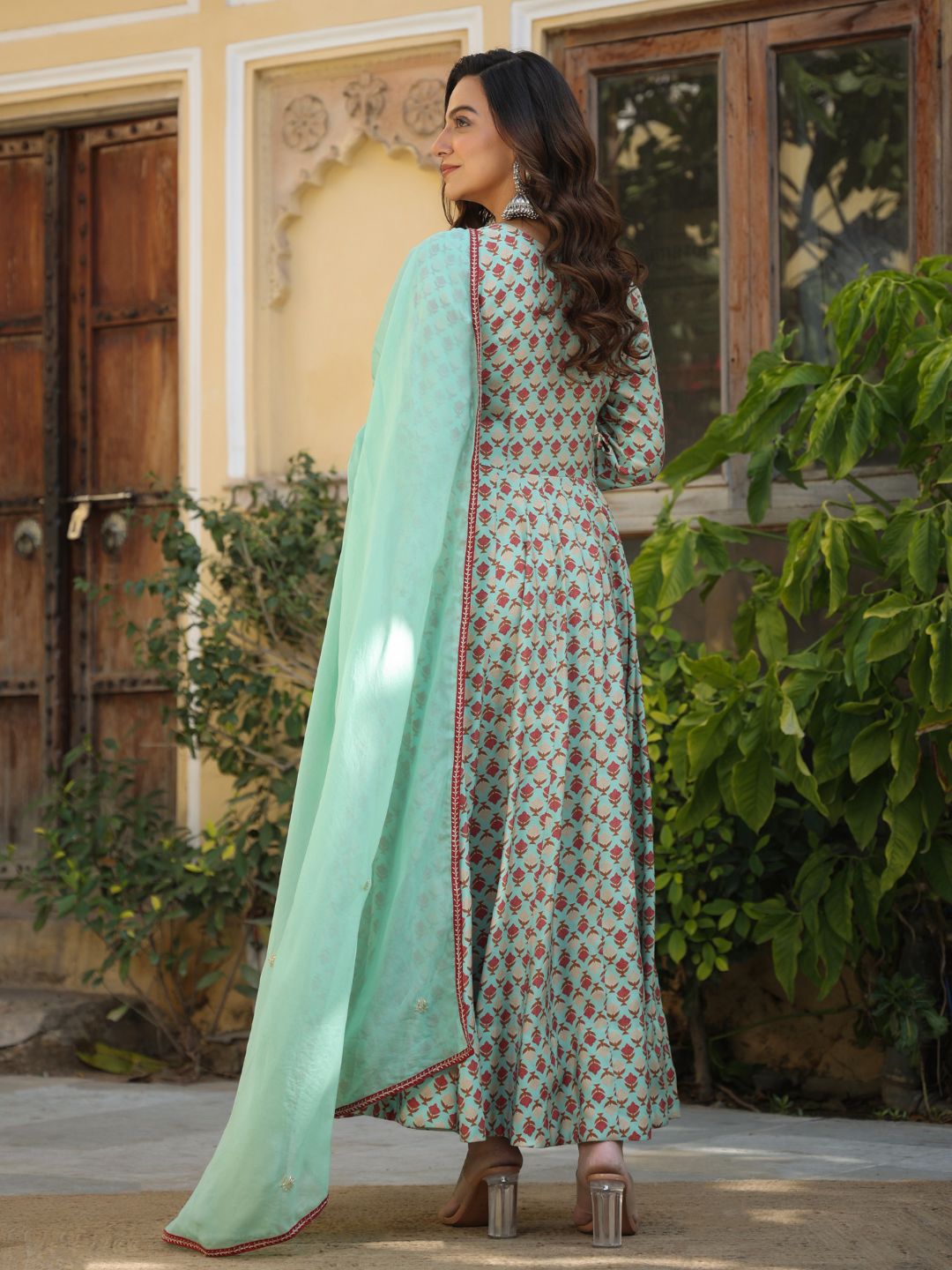 Romeesa-Blue-Gowns-With-Dupatta