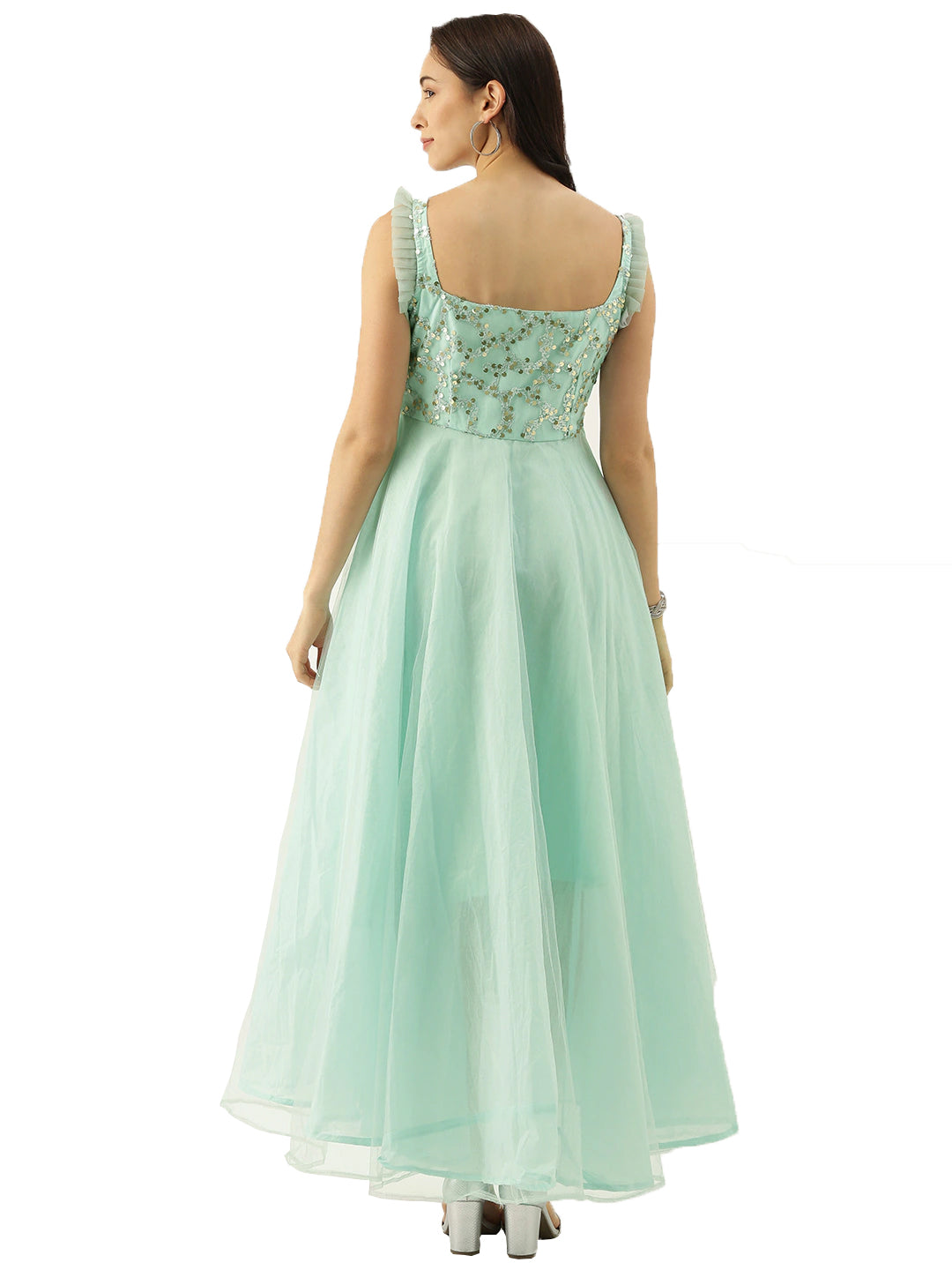 Sea-Blue-Embroidered-Asymmetrical-Gown