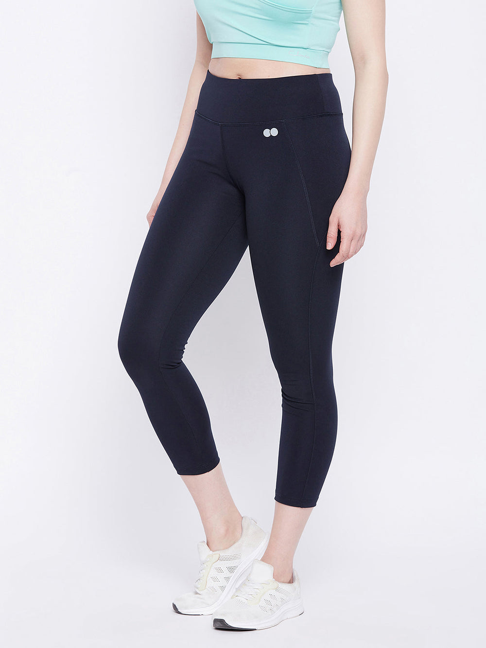 Snug Fit Active Tights In Navy