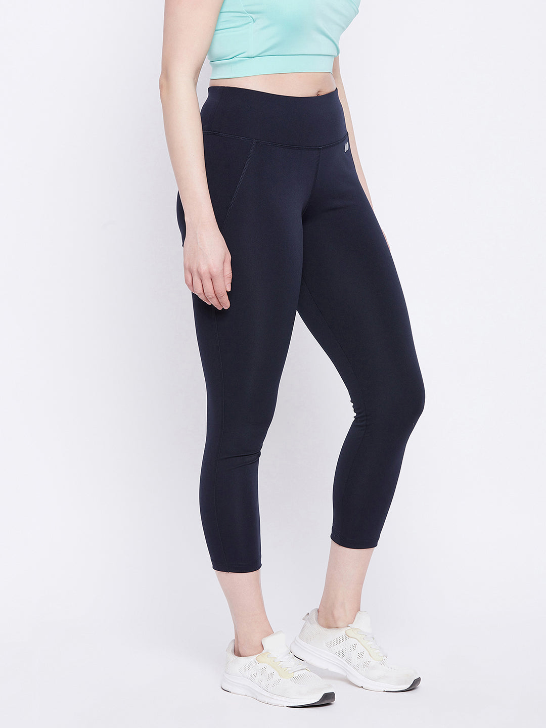 Snug Fit Active Tights In Navy