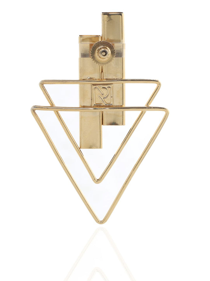 Triad Brass & 20 KT Gold Plated Earring