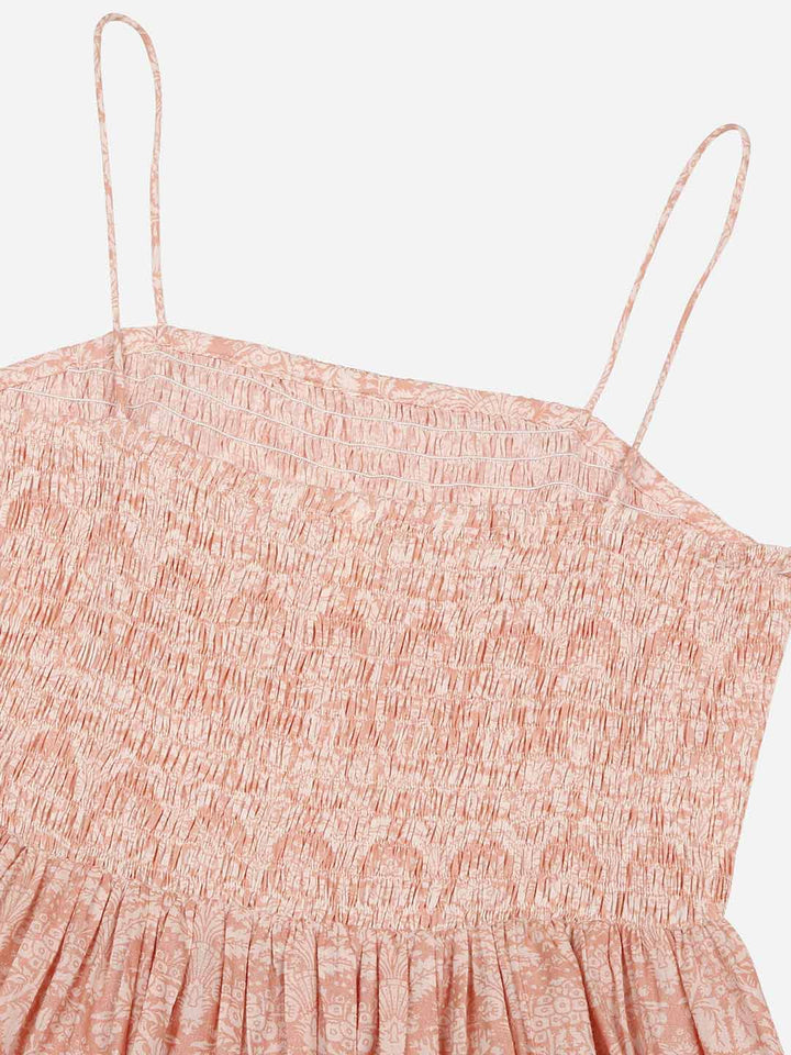 ZERESOUQ-Peach-Cotton-Floral-Print-Strappy-Cold-Shoulder-Maxi-Dress