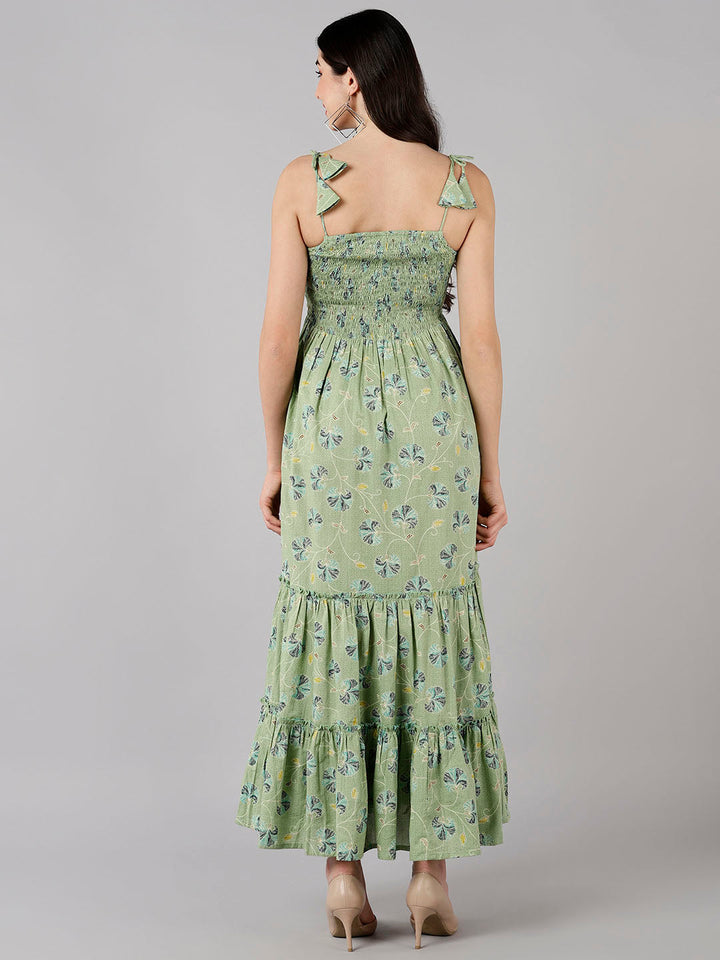 ZERESOUQ-Pale-Leaf-Green-Cotton-Floral-Printed-Strappy-Maxi-Dress