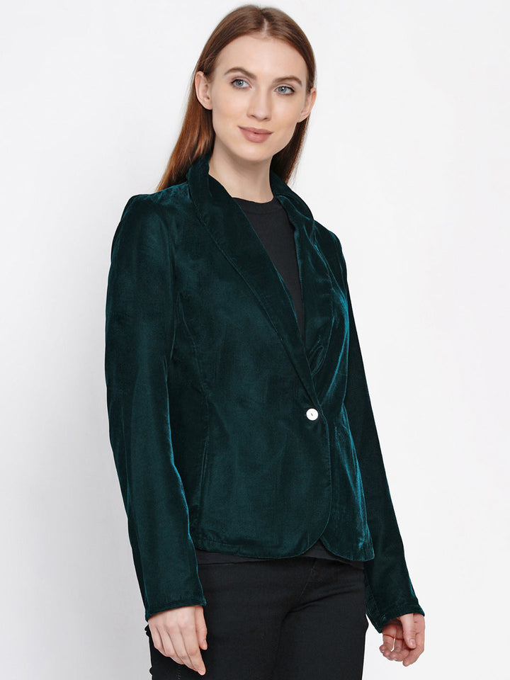Velvet Green Coat