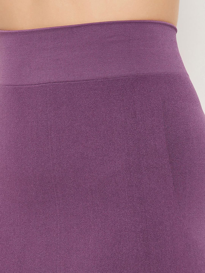 Violet Spandex Saree Shapewear with Drawstring