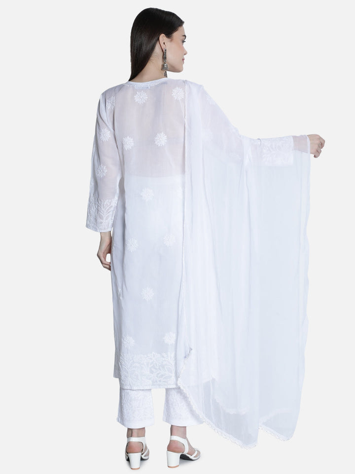 White-Chiffon-Lucknawi-Chikankari-Dupatta