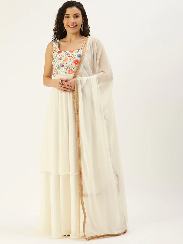 White-Layered-Anarkali-Straight-Pant-Suit