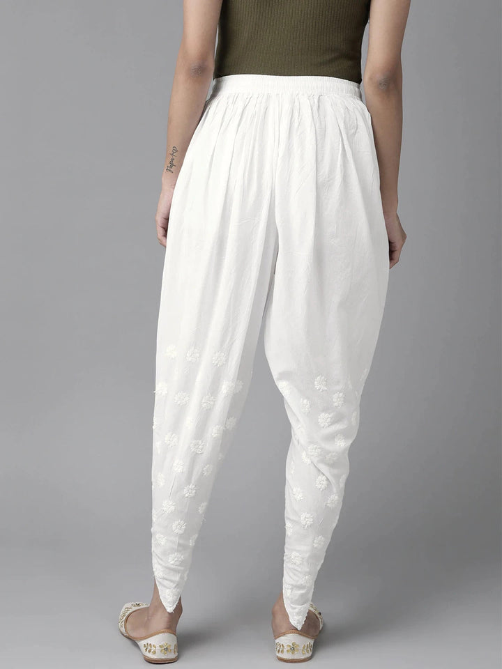 White-Regular-Fit-Dhoti-Pants