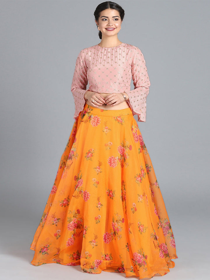 Yellow-Embroidered-Skirt-Set