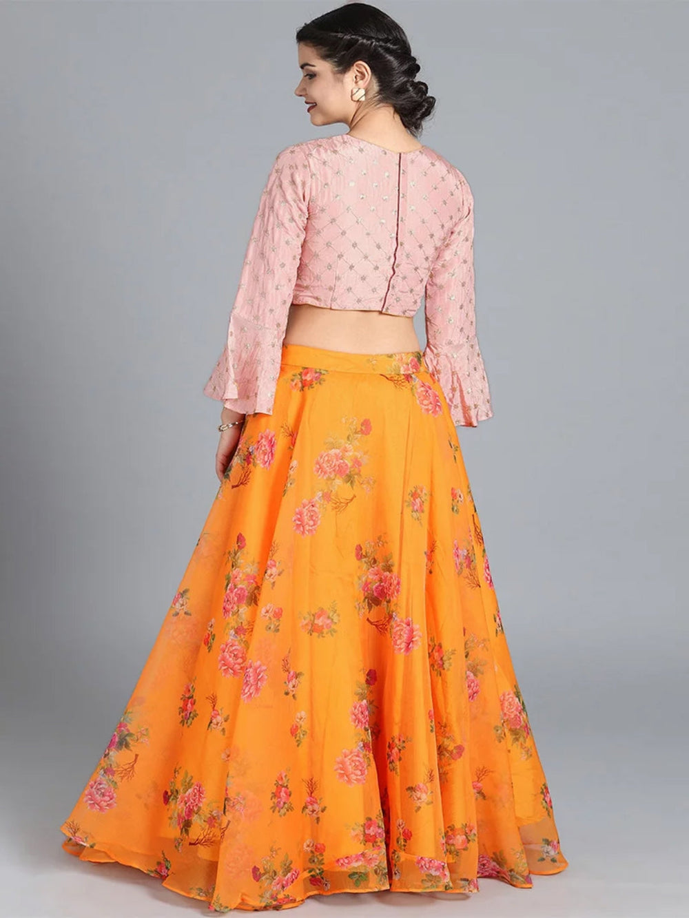 Yellow-Embroidered-Skirt-Set