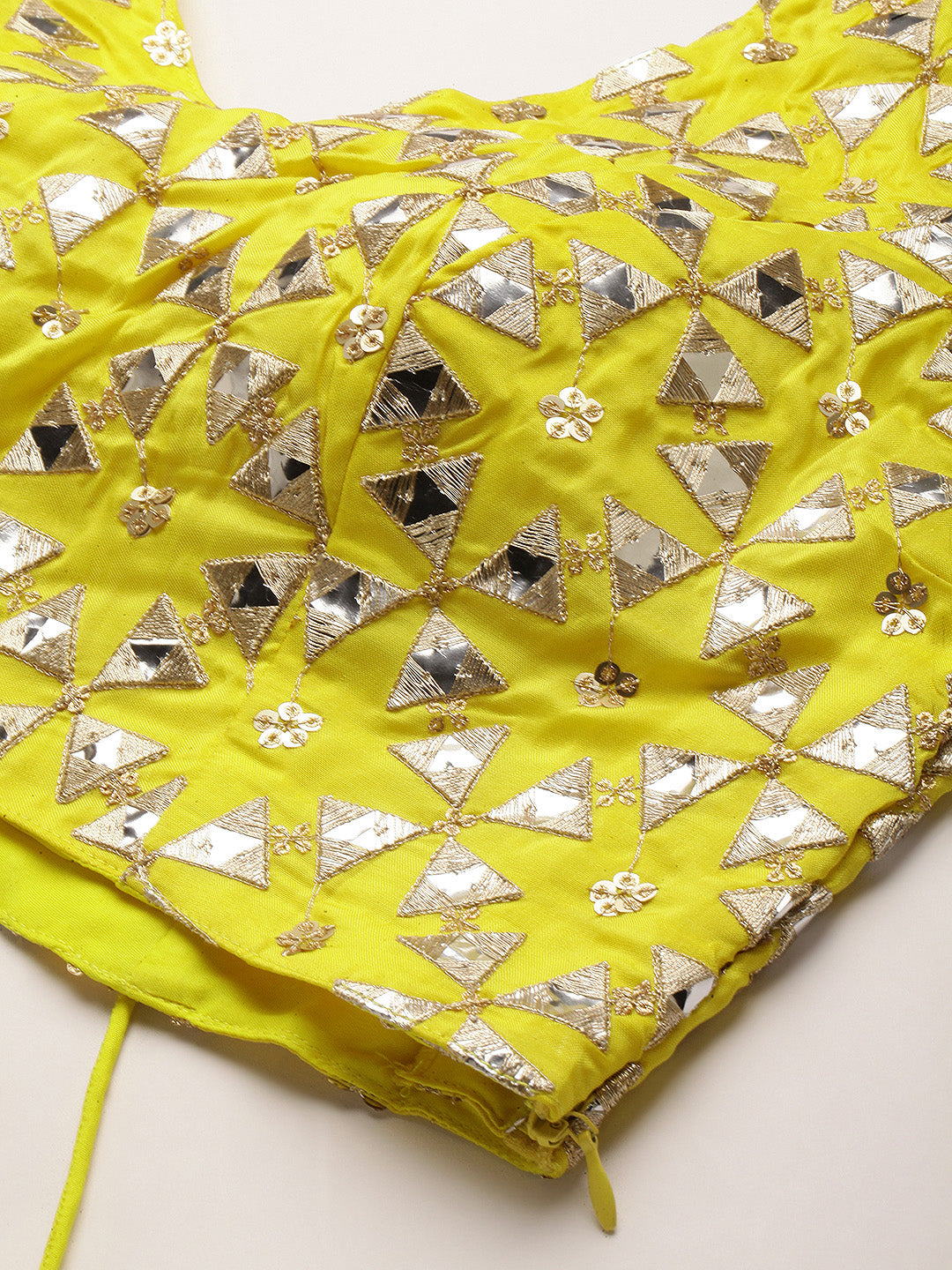 Yellow-Embroidered-Viscose-Navy-Lehenga-Set