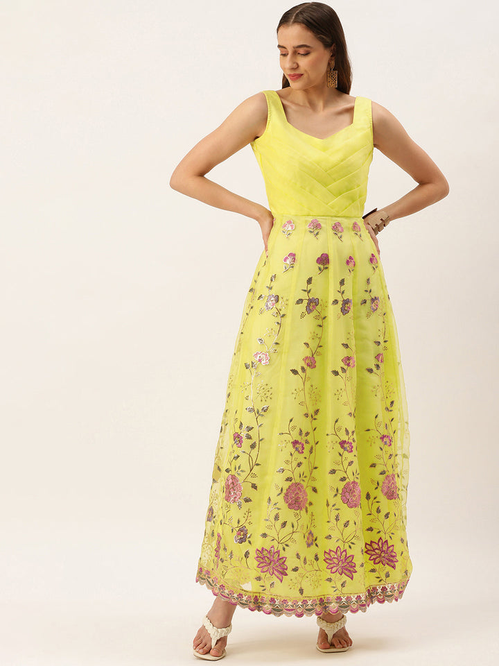 Yellow-Organza-Embroidered-Gown