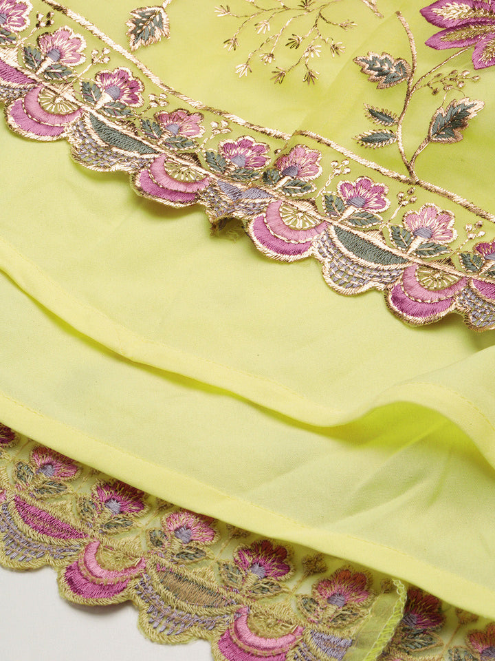 Yellow-Organza-Embroidered-Gown