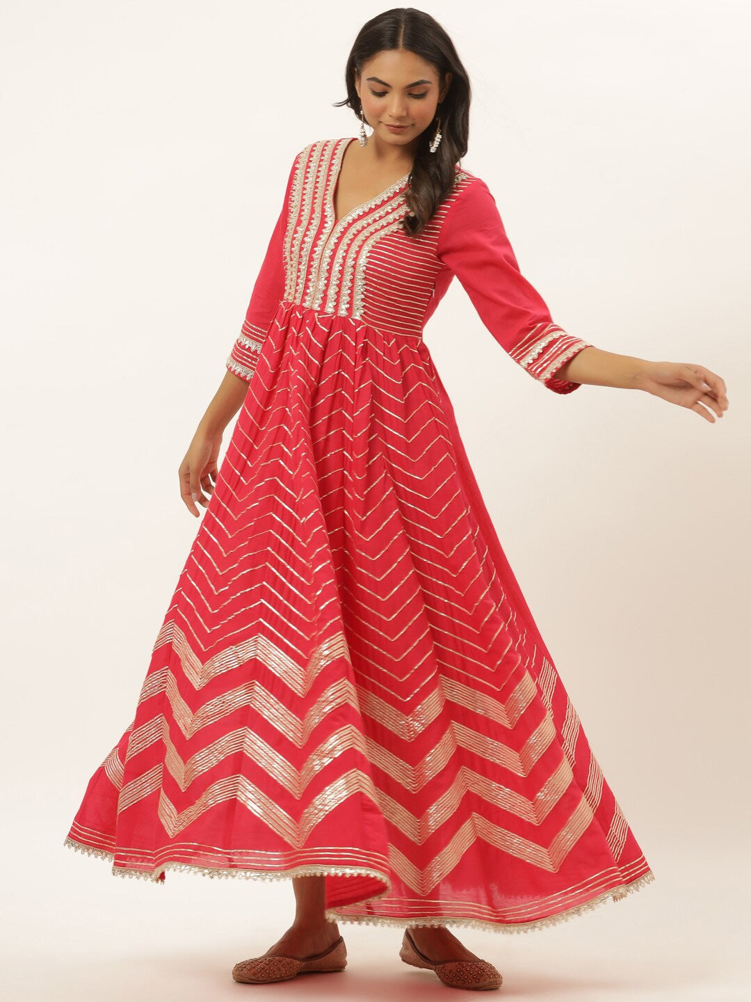 Fuchsia-Pink-Maxi-Dress
