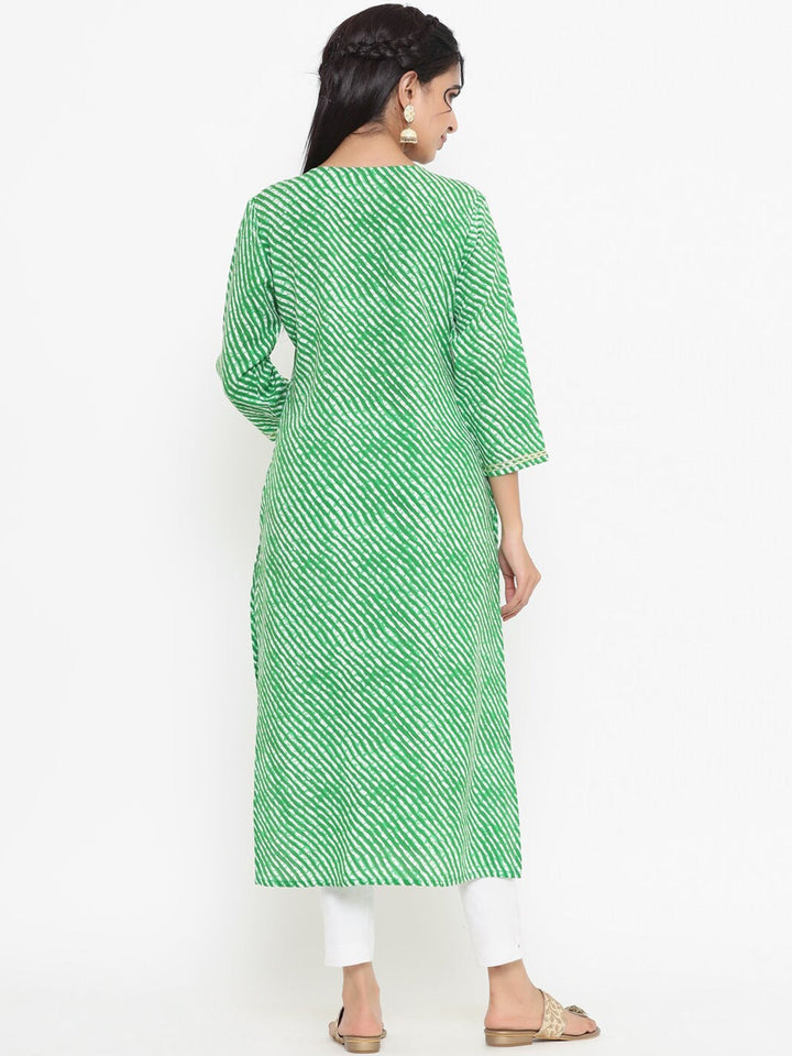 Green-Printed-Viscose-Rayon-Kurta-Only