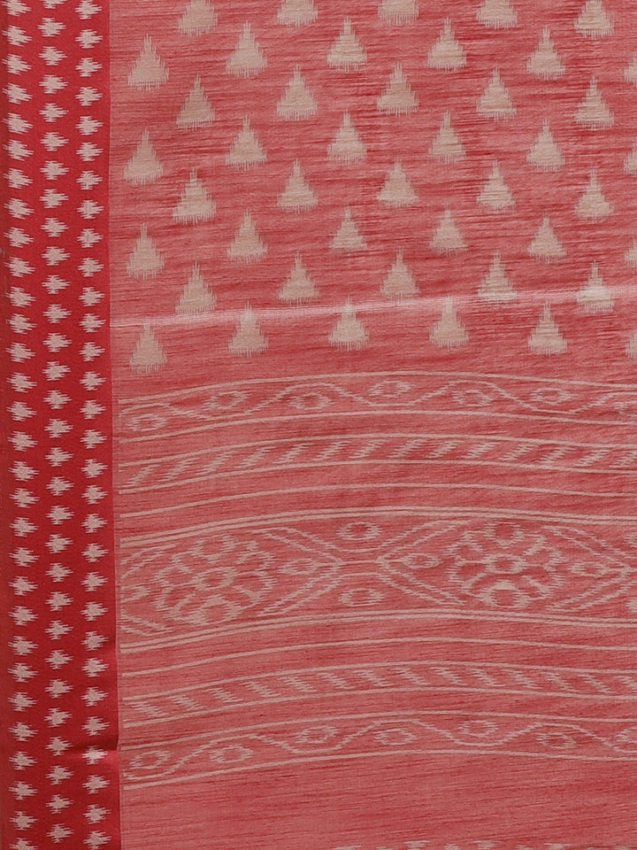 ZERESOUQ-Brown-Cotton-Silk-Printed-Classy-Saree