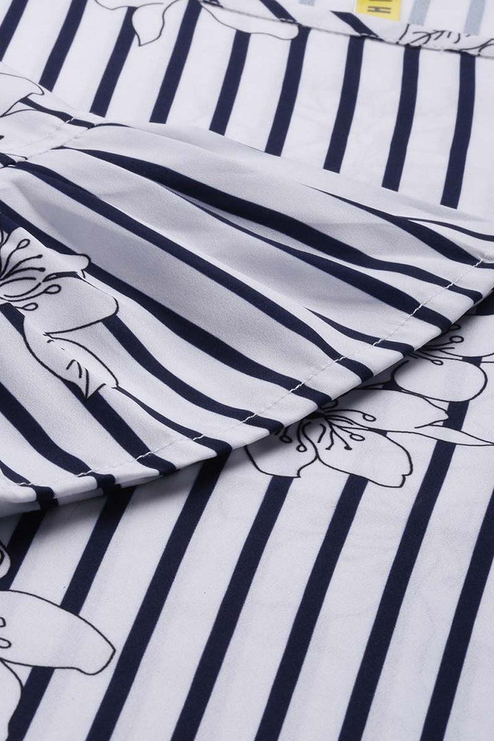 ZERESOUQ-White-&-Black-Crepe-Striped-&-Floral-Printed-Top